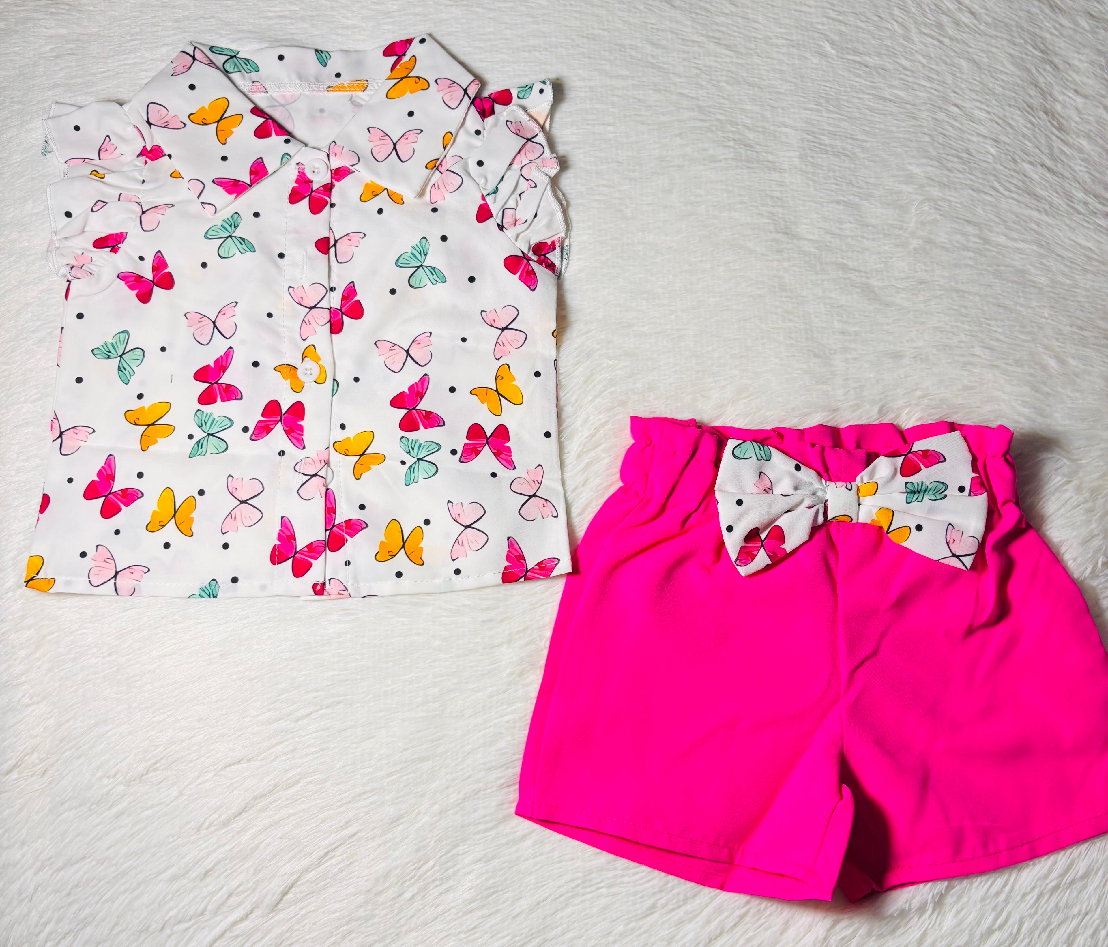 Butterfly Kisses Shorts Set