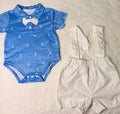 Anchor Baby Suspender 2-Piece Set